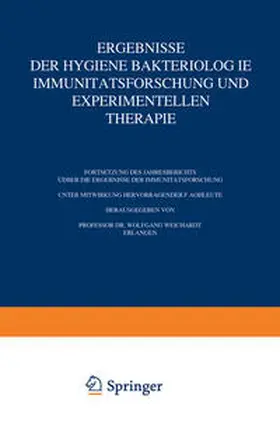 Weichardt |  Ergebnisse der Hygiene Bakteriologie Immunitätsforschung und Experimentellen Therapie | eBook | Sack Fachmedien