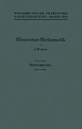 Weickert |  Elementar-Mathematik | eBook | Sack Fachmedien