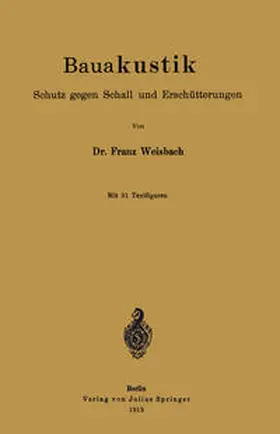 Weisbach |  Bauakustik | eBook | Sack Fachmedien