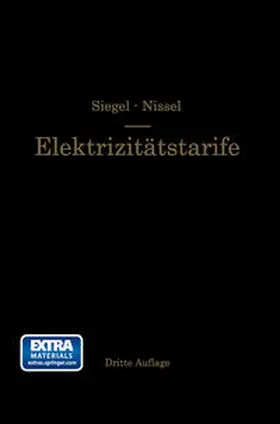 Siegel / Nissel | Die Elektrizitätstarife | E-Book | sack.de