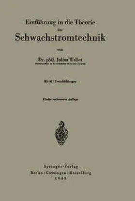 Wallot |  Einführung in die Theorie der Schwachstromtechnik | eBook | Sack Fachmedien