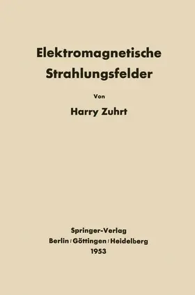 Zuhrt |  Elektromagnetische Strahlungsfelder | Buch |  Sack Fachmedien