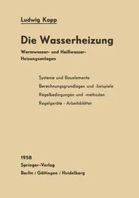 Kopp |  Die Wasserheizung | eBook | Sack Fachmedien