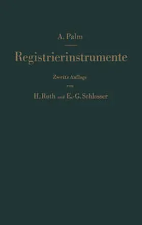 Palm |  Registrierinstrumente | eBook | Sack Fachmedien