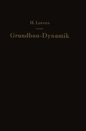 Lorenz |  Grundbau - Dynamik | eBook | Sack Fachmedien