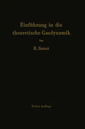 Sauer |  Einführung in die theoretische Gasdynamik | eBook | Sack Fachmedien