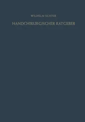 Schink | Handchirurgischer Ratgeber | E-Book | www.sack.de