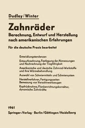 Dudley |  Zahnräder | eBook | Sack Fachmedien