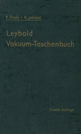 Jaeckel / Diels |  Leybold Vakuum-Taschenbuch | Buch |  Sack Fachmedien