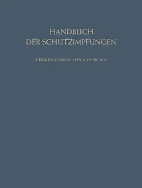 Herrlich |  Handbuch der Schutzimpfungen | Buch |  Sack Fachmedien