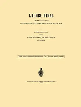 Hellmich |  Khumbu Himal - Ergebnisse des Forschungsunternehmens Nepal Himalaya | eBook | Sack Fachmedien