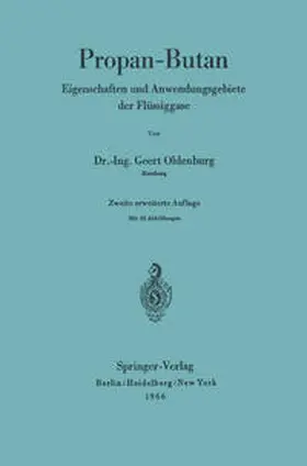 Oldenburg |  Propan-Butan | eBook | Sack Fachmedien