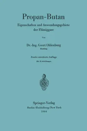 Oldenburg | Propan-Butan | Buch | 978-3-642-92919-9 | www.sack.de