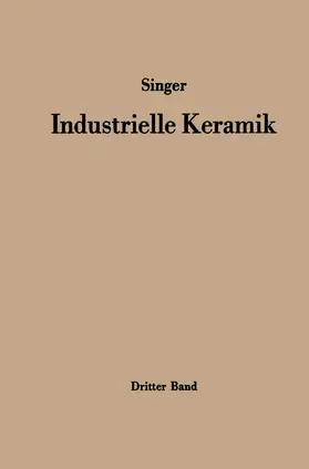 Singer |  Industrielle Keramik | Buch |  Sack Fachmedien