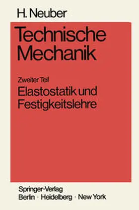 Neuber |  Technische Mechanik Methodische Einführung | eBook | Sack Fachmedien