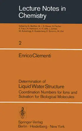 Clementi |  Determination of Liquid Water Structure | eBook | Sack Fachmedien