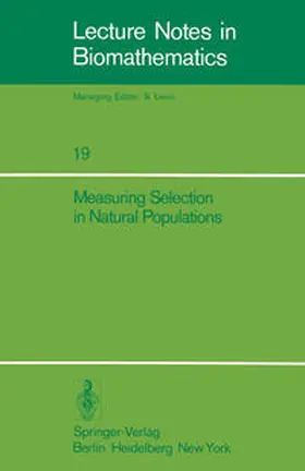 Christiansen / Fenchel |  Measuring Selection in Natural Populations | eBook | Sack Fachmedien