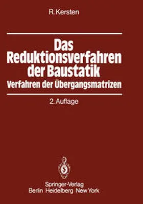 Kersten |  Das Reduktionsverfahren der Baustatik | eBook | Sack Fachmedien