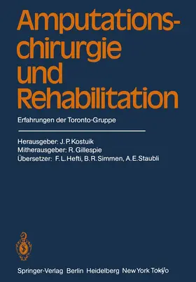 Kostuik |  Amputationschirurgie und Rehabilitation | Buch |  Sack Fachmedien