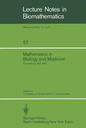 Capasso / Grosso / Paveri-Fontana |  Mathematics in Biology and Medicine | eBook | Sack Fachmedien