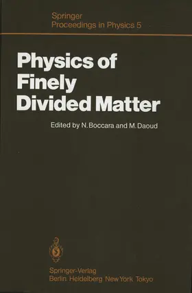 Daoud / Boccara |  Physics of Finely Divided Matter | Buch |  Sack Fachmedien