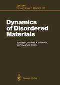 Richter / Teixeira / Dianoux |  Dynamics of Disordered Materials | Buch |  Sack Fachmedien