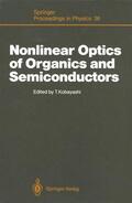 Kobayashi |  Nonlinear Optics of Organics and Semiconductors | Buch |  Sack Fachmedien