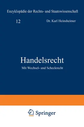 Geiler / Heinsheimer / Kaskel |  Handelsrecht | Buch |  Sack Fachmedien