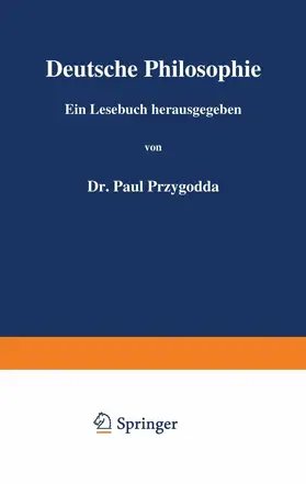 Przygodda / Fichte / Hartmann | Deutsche Philosophie | Buch | 978-3-642-93870-2 | www.sack.de