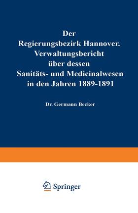 Becker |  Der Regierungsbezirk Hannover | Buch |  Sack Fachmedien