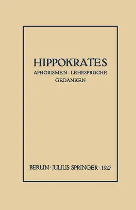 Sack |  Hippokrates | Buch |  Sack Fachmedien