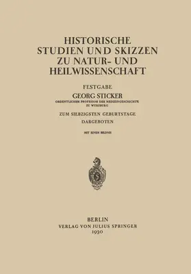 Stricker |  Historische Studien und Skizzen zu Natur- und Heilwissenschaft | Buch |  Sack Fachmedien
