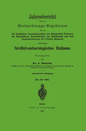 Müttrich |  Jahresbericht über die Beobachtungs-Ergebnisse | eBook | Sack Fachmedien
