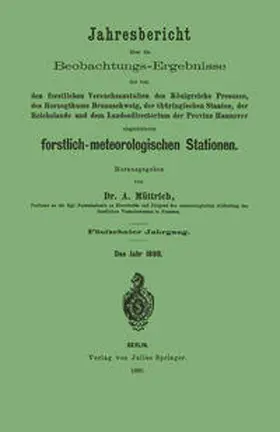 Müttrich | Jahresbericht über die Beobachtungs-Ergebnisse | E-Book | www.sack.de