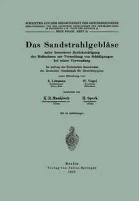 Lehmann / Vogel / Maukisch |  Das Sandstrahlgebläse | eBook | Sack Fachmedien