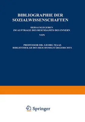 Waldschütz / Maas |  Bibliographie der Sozialwissenschaften | eBook | Sack Fachmedien