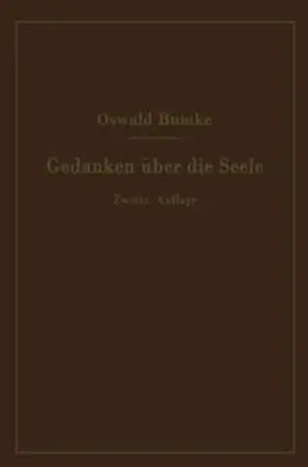 Bumke |  Gedanken über die Seele | eBook | Sack Fachmedien