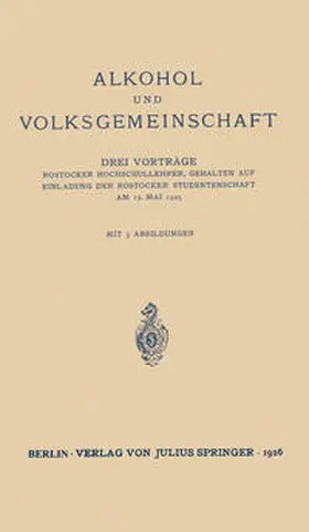 von Wasielewski / Rosenfeld / Winterstein |  Alkohol und Volksgemeinschaft | eBook | Sack Fachmedien