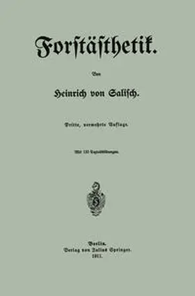 Salisch |  Forstästhetik | eBook | Sack Fachmedien