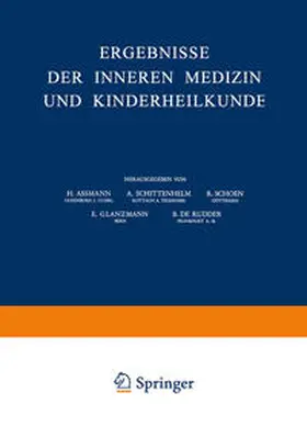 Assmann / Schittenhelm / Schoen |  Ergebnisse der Inneren Medizin und Kinderheilkunde | eBook | Sack Fachmedien