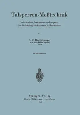 Huggenberger |  Talsperren-Meßtechnik | eBook | Sack Fachmedien