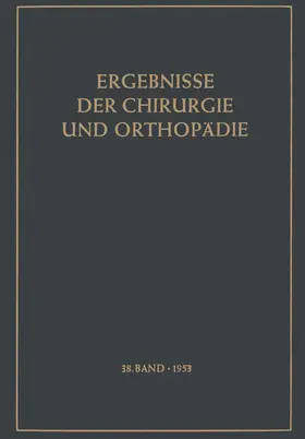  Ergebnisse der Chirurgie und Orthopädie | Buch |  Sack Fachmedien