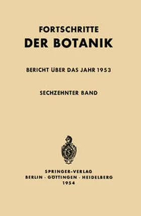 Gäumann / Renner |  Bericht über das Jahr 1953 | eBook | Sack Fachmedien