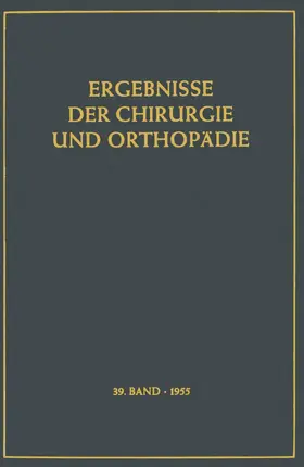  Ergebnisse der Chirurgie und Orthopädie | Buch |  Sack Fachmedien