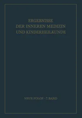 Heilmeyer / Schoen / Glanzmann |  Ergebnisse der Inneren Medizin und Kinderheilkunde | Buch |  Sack Fachmedien