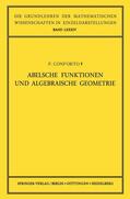 Conforto / Gröbner / Andreotti |  Abelsche Funktionen und Algebraische Geometrie | Buch |  Sack Fachmedien