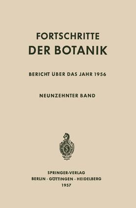 Lüttge / Beyschlag / Cushman | Bericht Über das Jahr 1956 | Buch | 978-3-642-94690-5 | sack.de