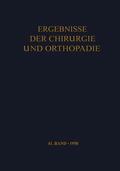  Ergebnisse der Chirurgie und Orthopädie | Buch |  Sack Fachmedien
