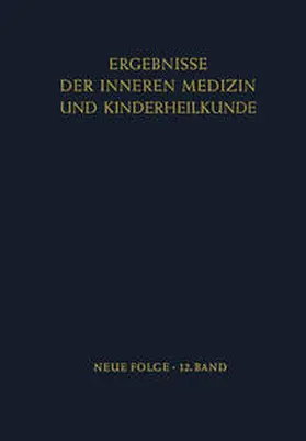 Heilmeyer / Schoen / Rudder |  Ergebnisse der Inneren Medizin und Kinderheilkunde | eBook | Sack Fachmedien