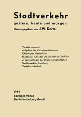 Korte |  Stadtverkehr | eBook | Sack Fachmedien
